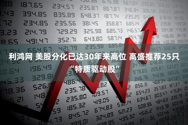 利鸿网 美股分化已达30年来高位 高盛推荐25只“特质驱动股”
